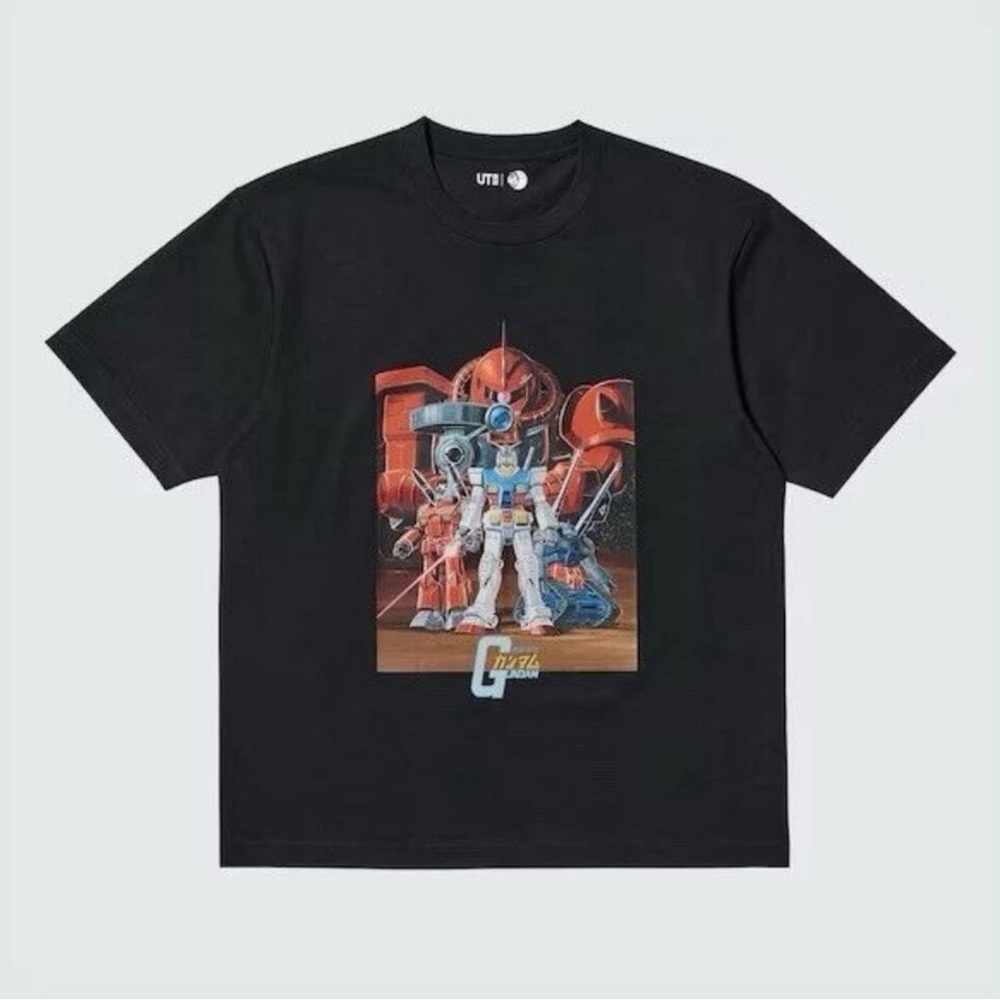 UNIQLO UT Gundam 45th Anniversary T Shirt Black Char's Zaku Anime Japanese US M